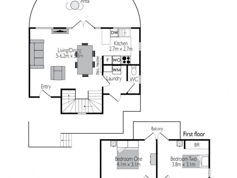 2/28 Abbott Street, East Launceston TAS 7250 Floorplan