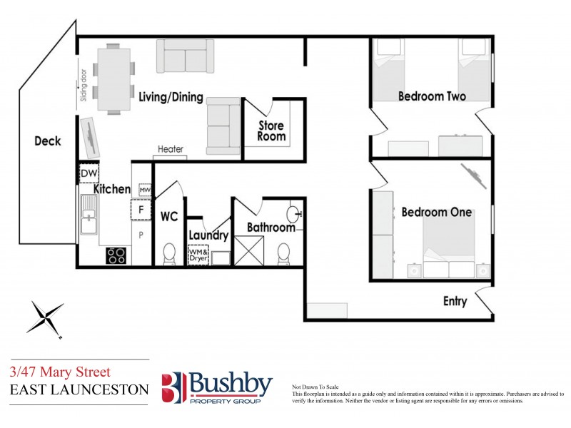 3/47 Mary Street, East Launceston TAS 7250 Floorplan