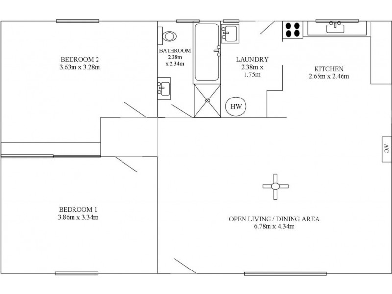 6 Angas Street, Tiddy Widdy Beach SA 5571 Floorplan