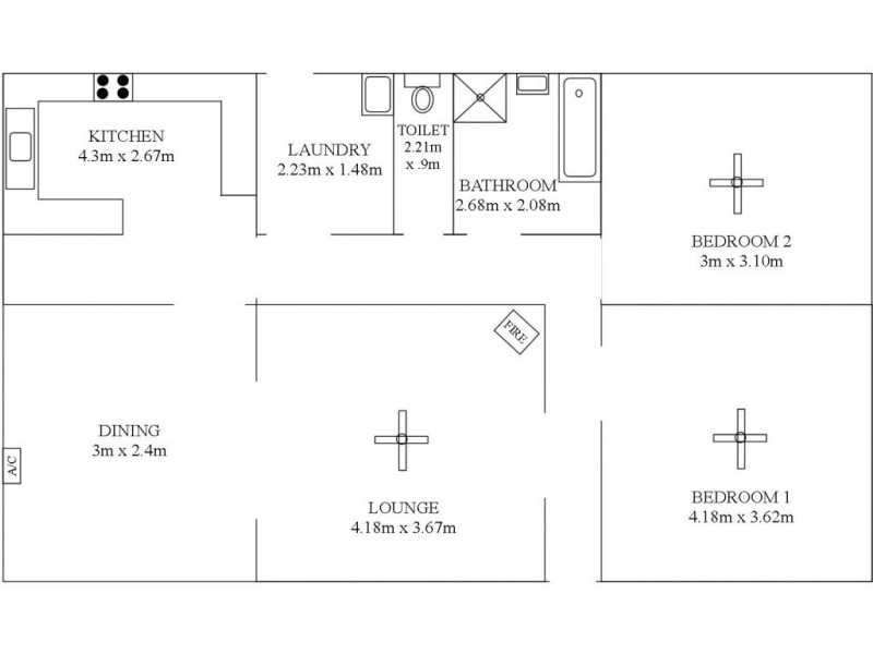 5 Kerr Street, Sheaoak Flat SA 5581 Floorplan