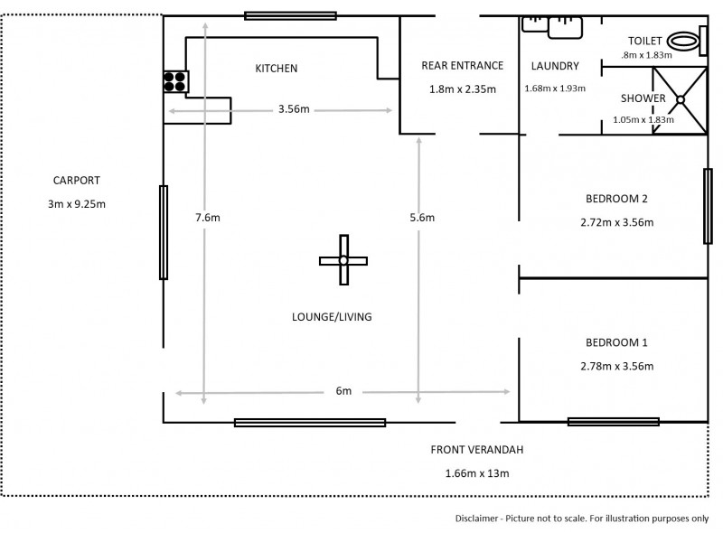 38 Cumberland Road, Port Clinton SA 5570 Floorplan