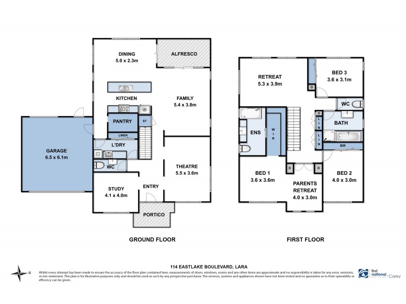 114 East Lakes Boulevard, Lara VIC 3212 Floorplan
