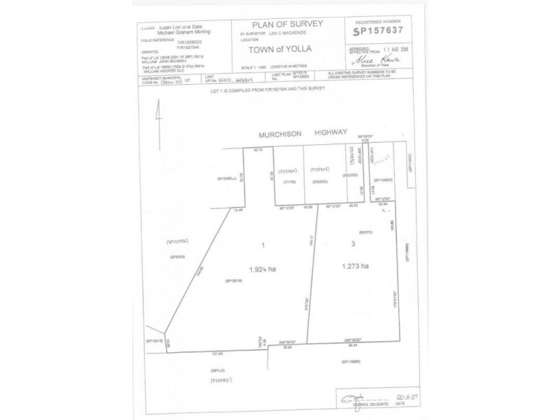 Lot 3,  Murchinson Highway, Yolla TAS 7325
