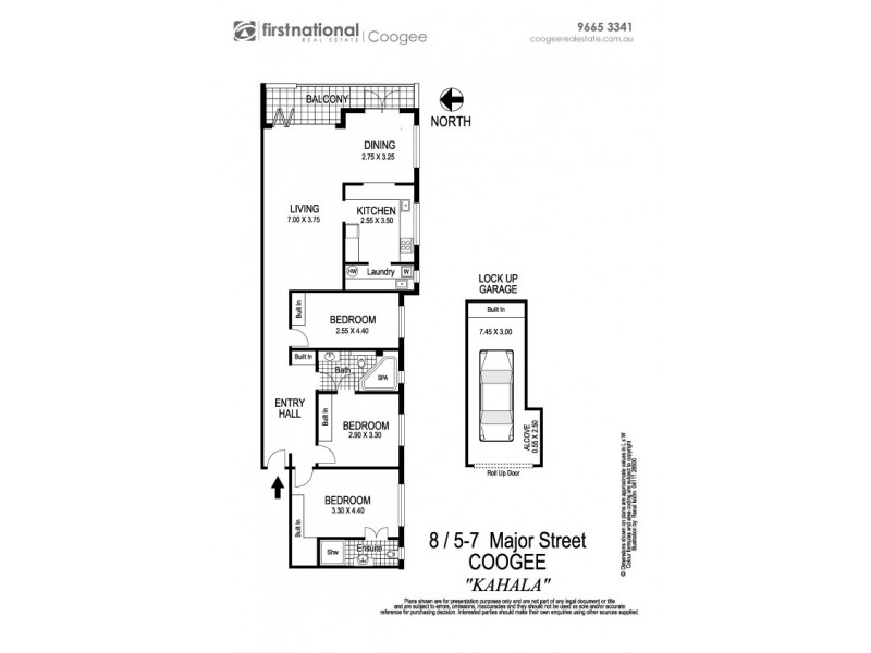 8/5-7 Major Street, Coogee NSW 2034 Floorplan