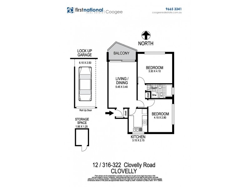 12/316-322 Clovelly Road, Clovelly NSW 2031 Floorplan