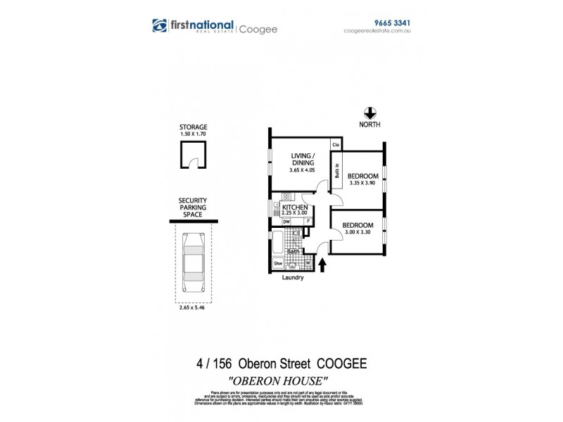 4/156 Oberon Street, Coogee NSW 2034 Floorplan