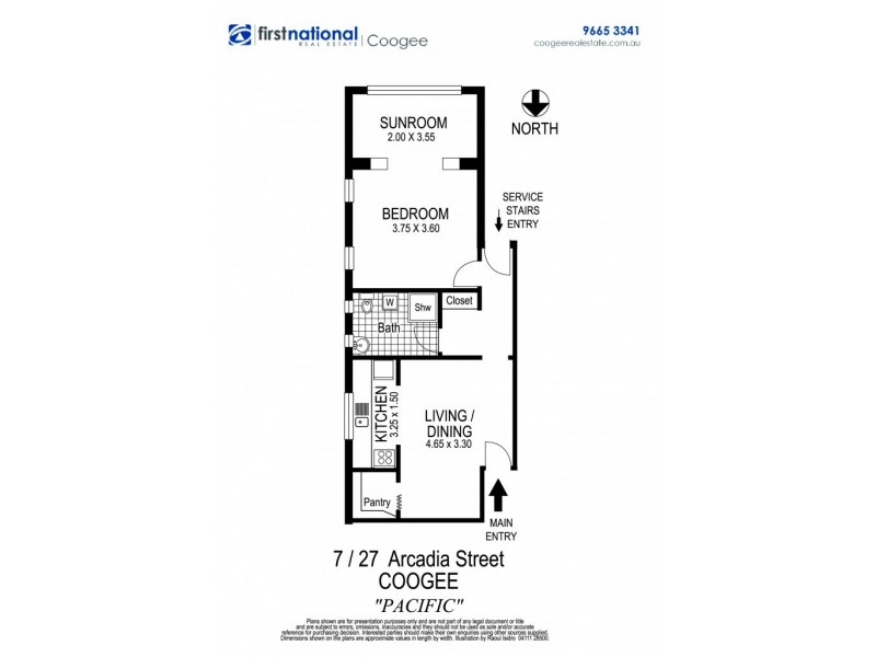 7/27 Arcadia Street, Coogee NSW 2034 Floorplan