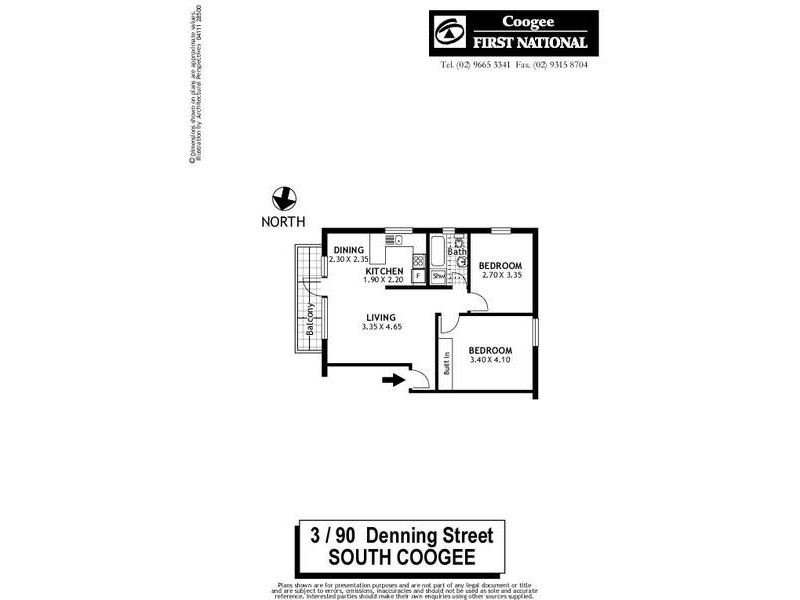 3/90 Denning St, Coogee NSW 2034