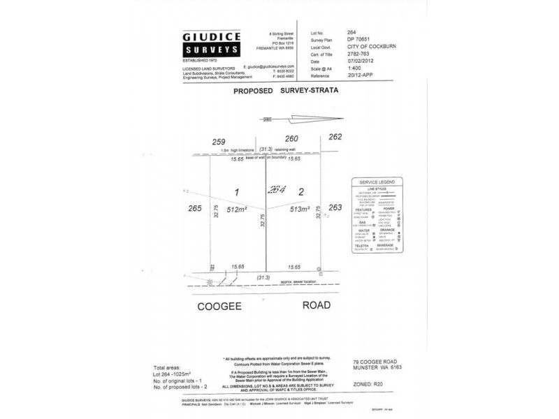 Lot 1 & 2, 79 COOGEE RD, Munster WA 6166