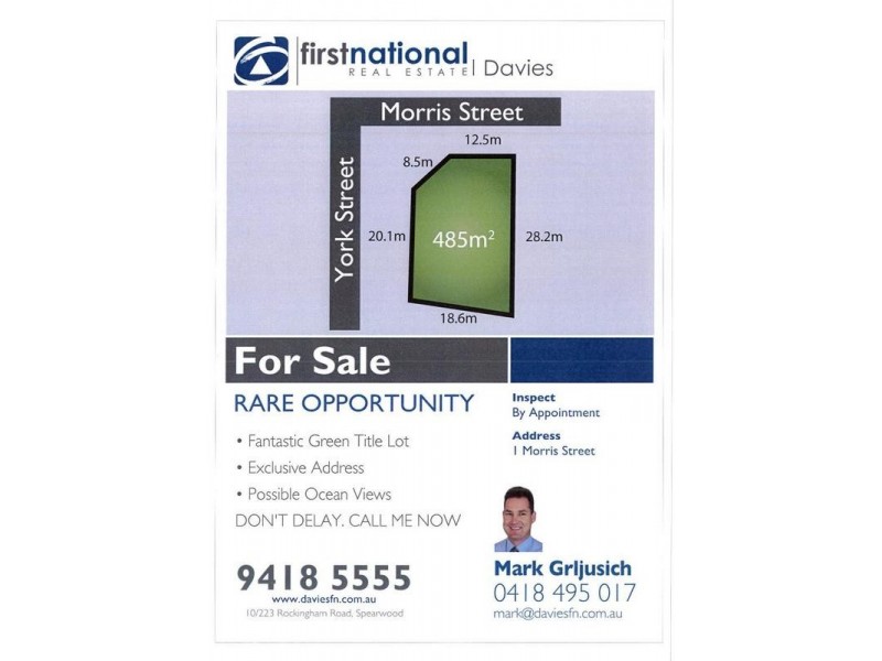 1 MORRIS ST, Beaconsfield WA 6162