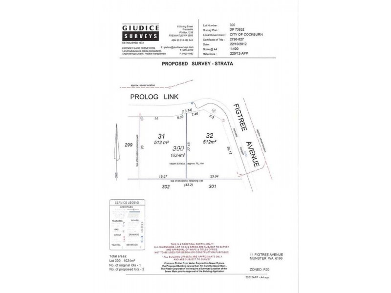 Lot 31 & 32,  PROLOG LINK, Munster WA 6166