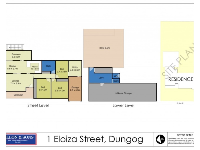1 Eloiza Street, Dungog NSW 2420 Floorplan