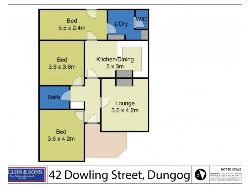 42 Dowling Street, Dungog NSW 2420 Floorplan