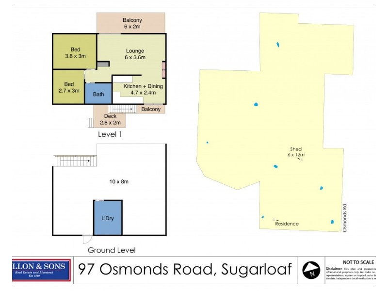 97 Osmonds Road, Dungog NSW 2420 Floorplan