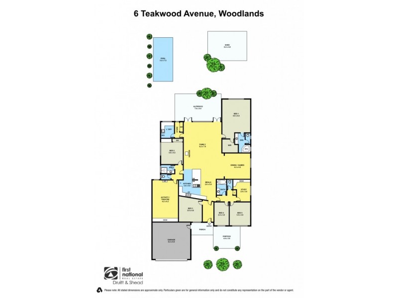 6 Teakwood Avenue, Woodlands WA 6018 Floorplan