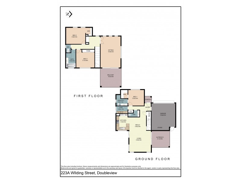 223A Wilding Street, Doubleview WA 6018 Floorplan