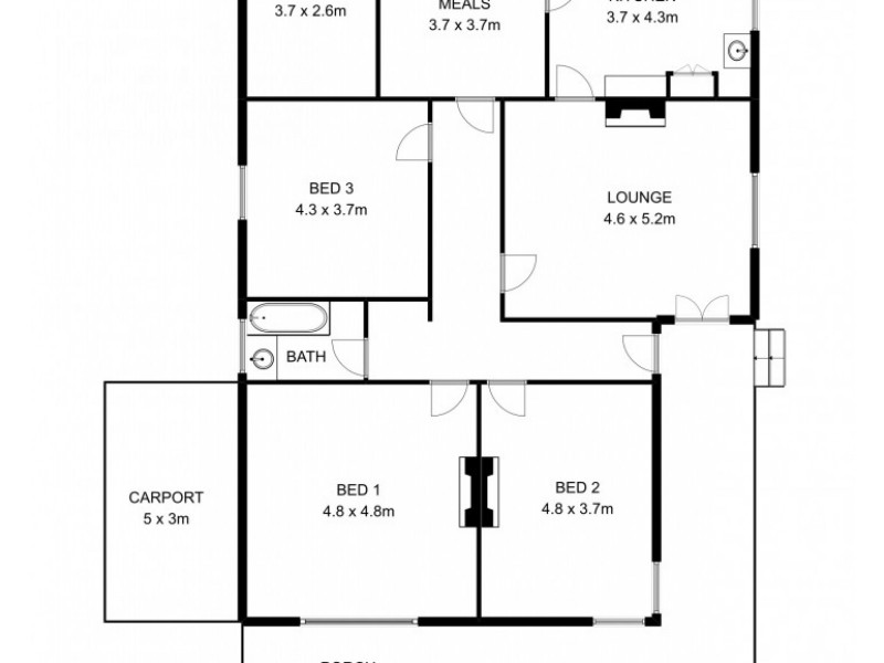21 First Avenue, Mount Lawley WA 6050 Floorplan