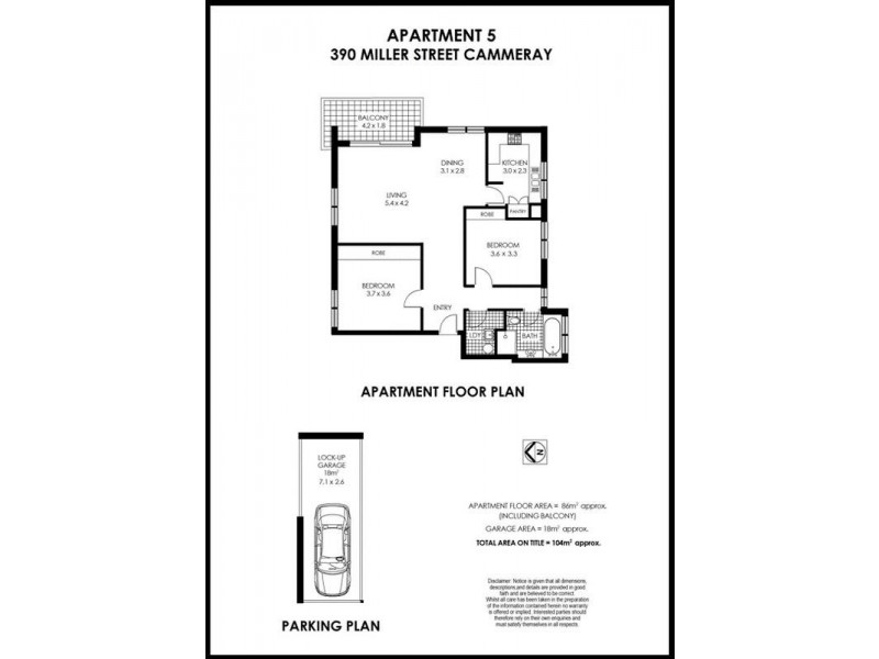 5/390 Miller Street, Cammeray NSW 2062