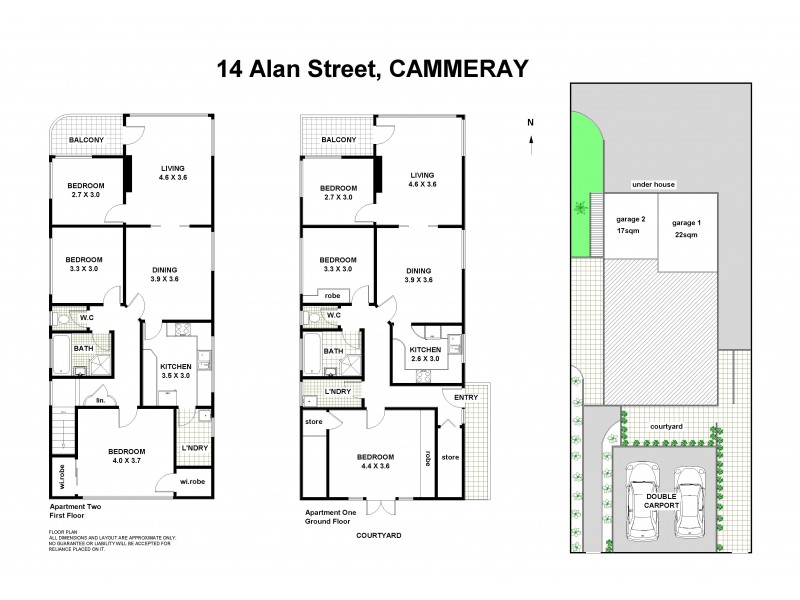 14 Alan Street, Cammeray NSW 2062 Floorplan