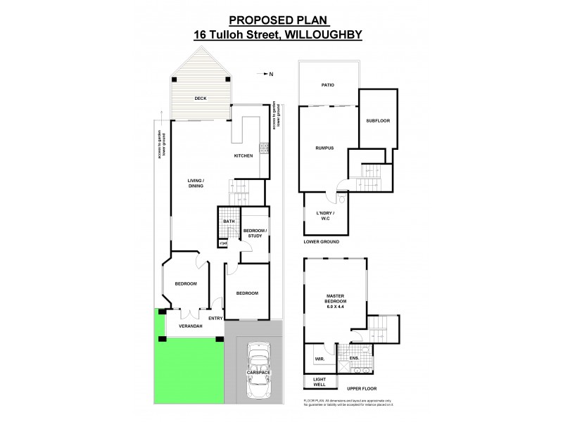 16 Tulloh Street, Willoughby NSW 2068 Floorplan