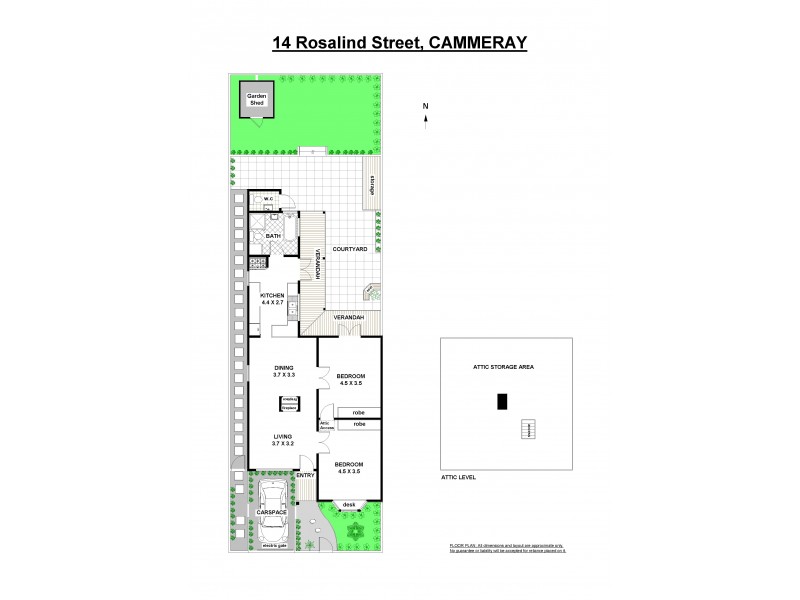 14 Rosalind Street, Cammeray NSW 2062 Floorplan