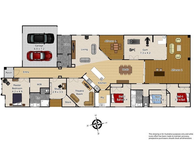 Cranbourne West VIC 3977 Floorplan