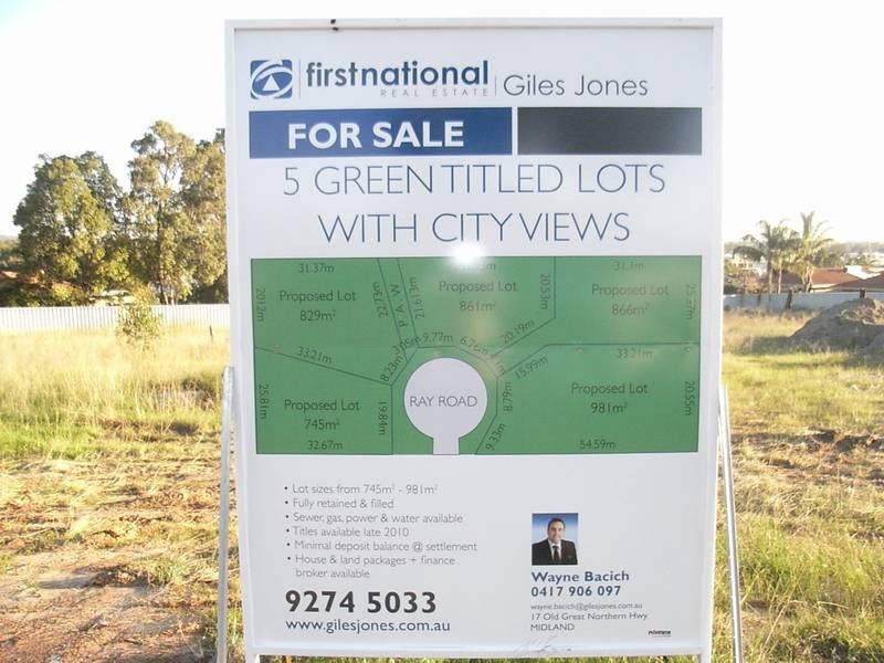Lot 1-5,  Ray Road, Swan View WA 6056
