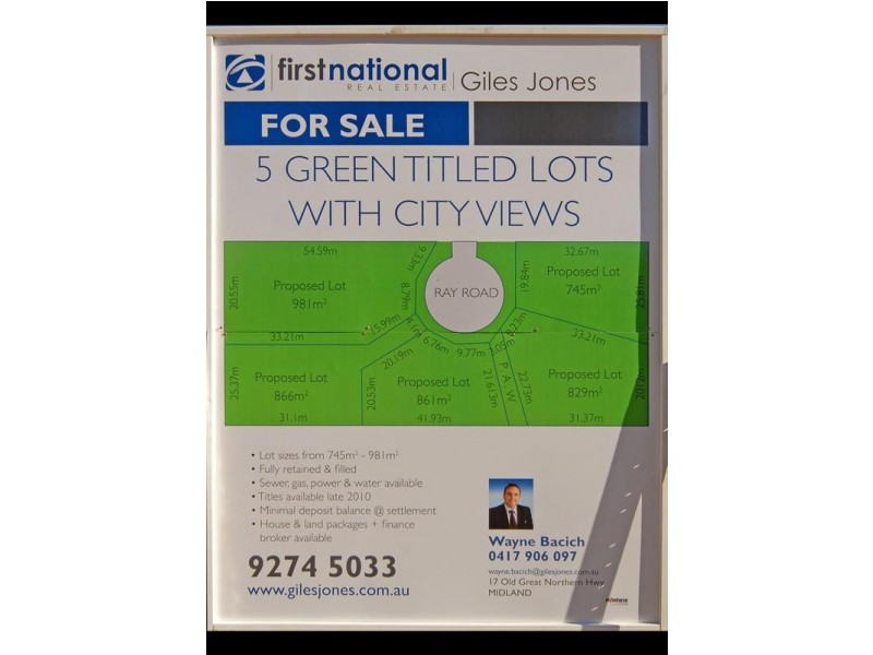 Lots 1-5 Ray Road, Swan View WA 6056
