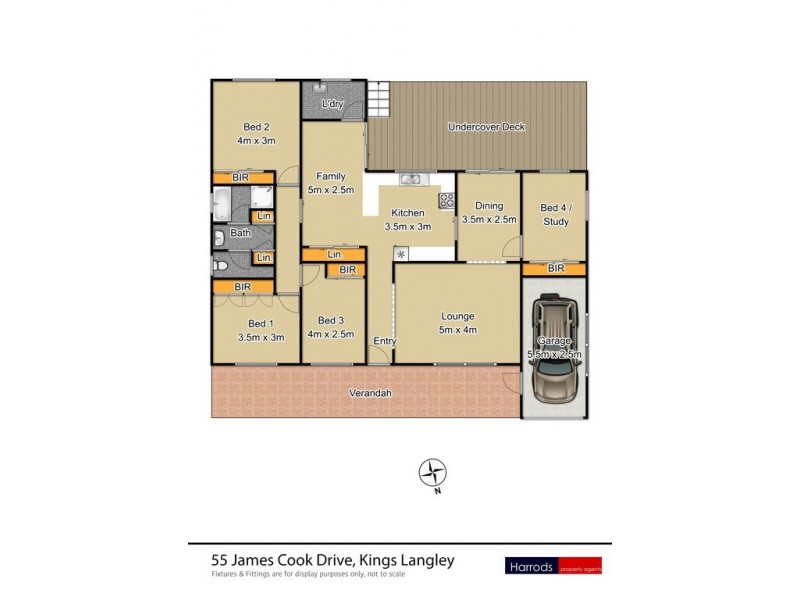 55 James Cook Drive, Kings Langley NSW 2147 Floorplan
