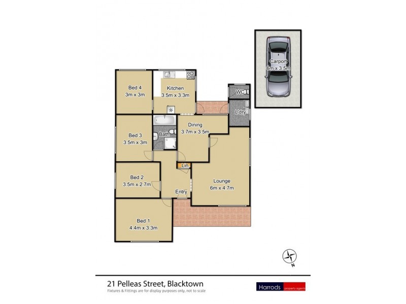 21 Pelleas Street, Blacktown NSW 2148 Floorplan