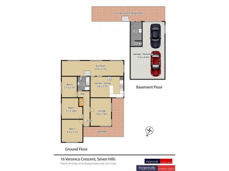 16 Veronica Crescent, Seven Hills NSW 2147 Floorplan