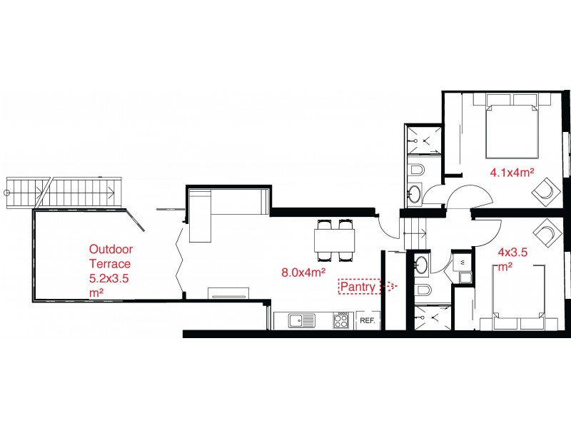 4/546-548 Parramatta Road, Petersham NSW 2049 Floorplan
