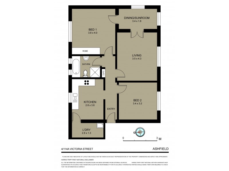 4/114a Victoria Street, Ashfield NSW 2131 Floorplan