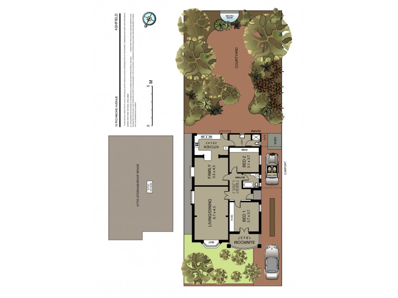 10 Richmond Avenue, Ashfield NSW 2131 Floorplan