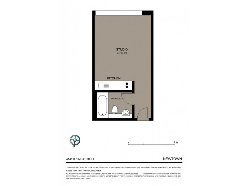 414/88 King Street, Newtown NSW 2042 Floorplan