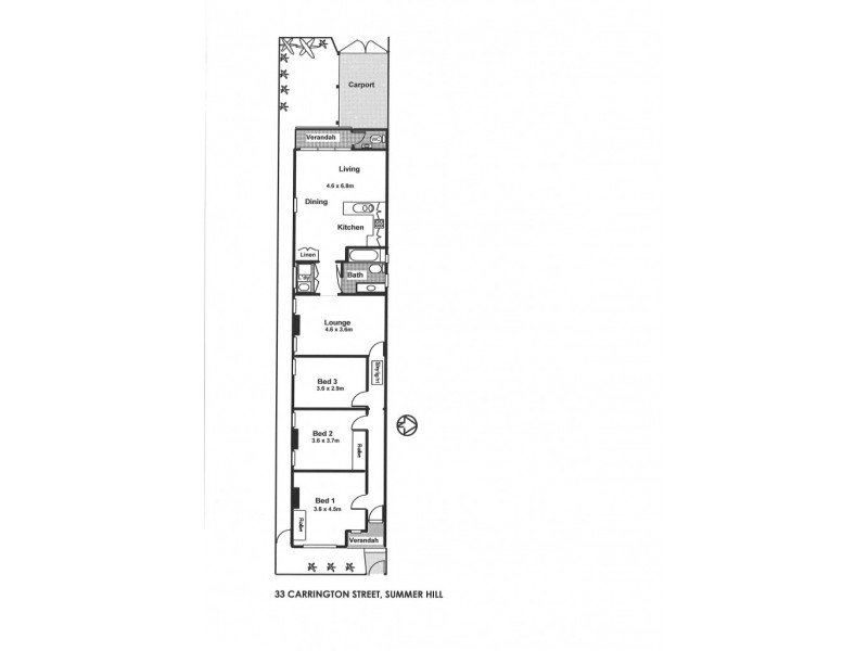 33 Carrington Street, Summer Hill NSW 2130 Floorplan