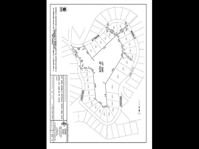 Lot 2083 Manilla Crescent, North Arm Cove NSW 2324