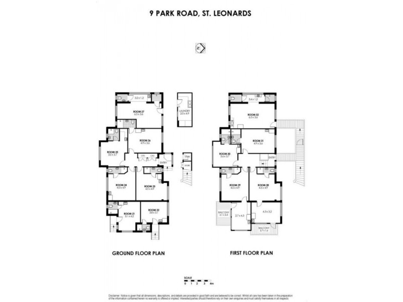 7, 9& 11 Park Road, St Leonards NSW 2065