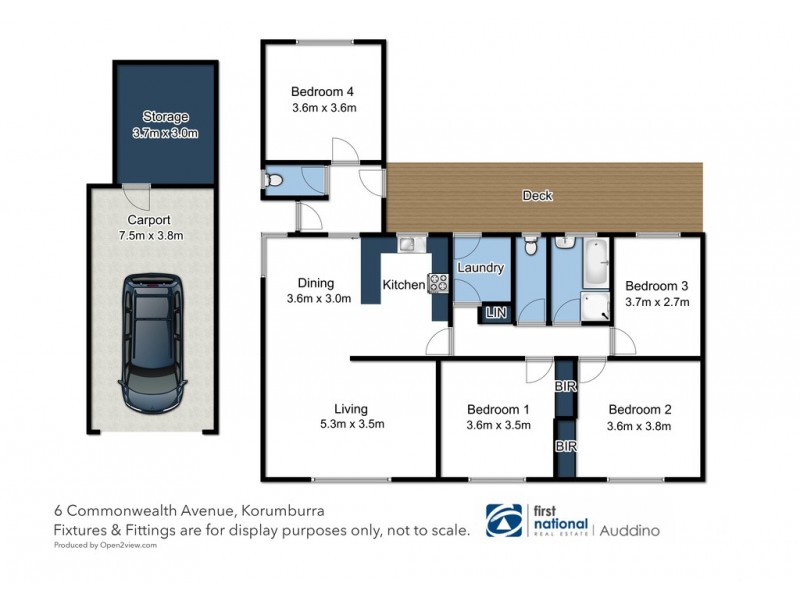 6 Commonwealth Avenue, Korumburra VIC 3950 Floorplan