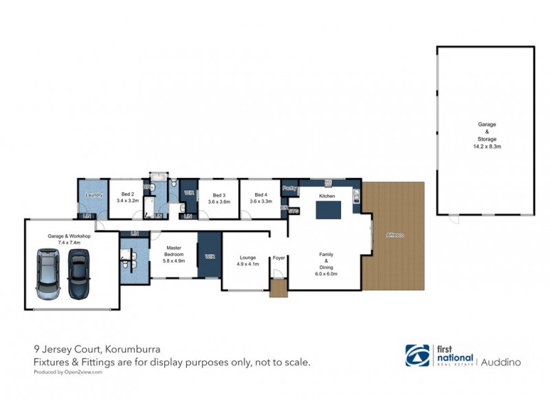 9 Jersey Court, Korumburra VIC 3950 Floorplan