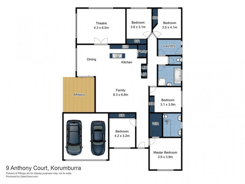 9 Anthony Court, Korumburra VIC 3950 Floorplan