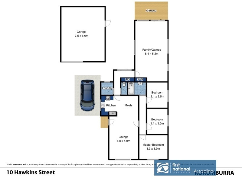 10 Hawkins Street, Korumburra VIC 3950 Floorplan