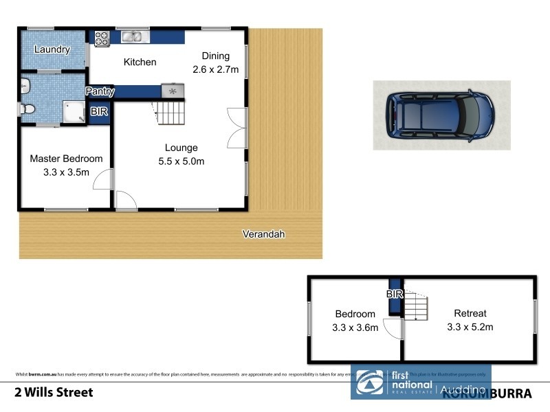 2 Wills Street, Korumburra VIC 3950 Floorplan