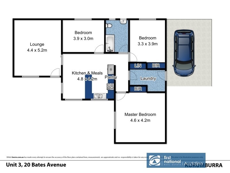 3/20 Bates Avenue, Korumburra VIC 3950 Floorplan