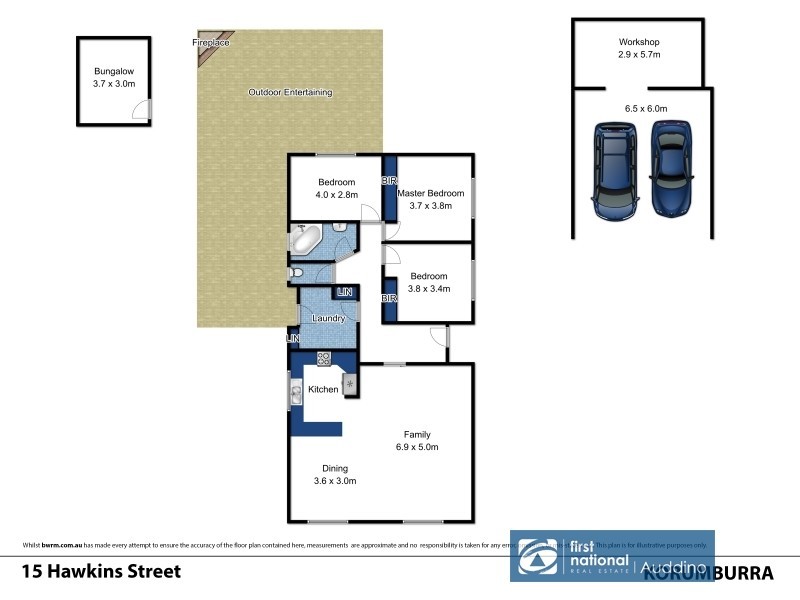 15 Hawkins Street, Korumburra VIC 3950 Floorplan