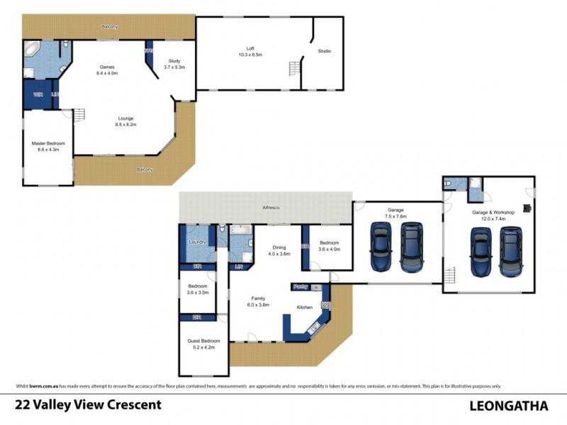 22 Valley View Crescent, Leongatha VIC 3953 Floorplan