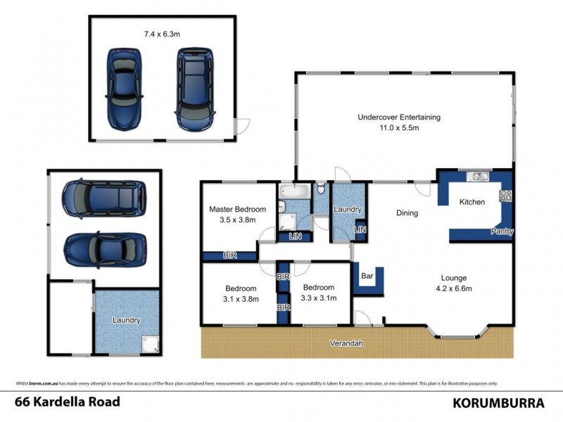 66 Kardella Road, Korumburra VIC 3950 Floorplan