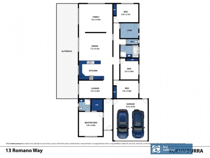 13 Romano Way, Korumburra VIC 3950 Floorplan