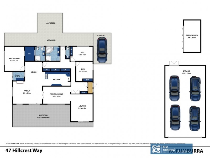 47 Hillcrest Way, Korumburra VIC 3950 Floorplan