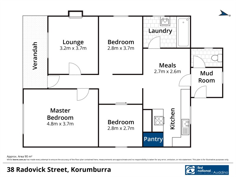 38 Radovick Street, Korumburra VIC 3950 Floorplan